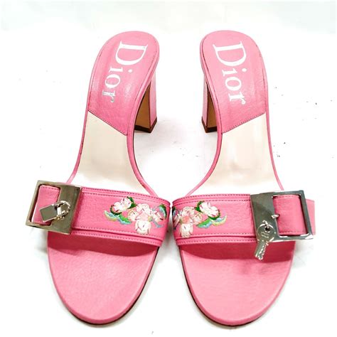 dior floral sandal|christian dior ladies sandals.